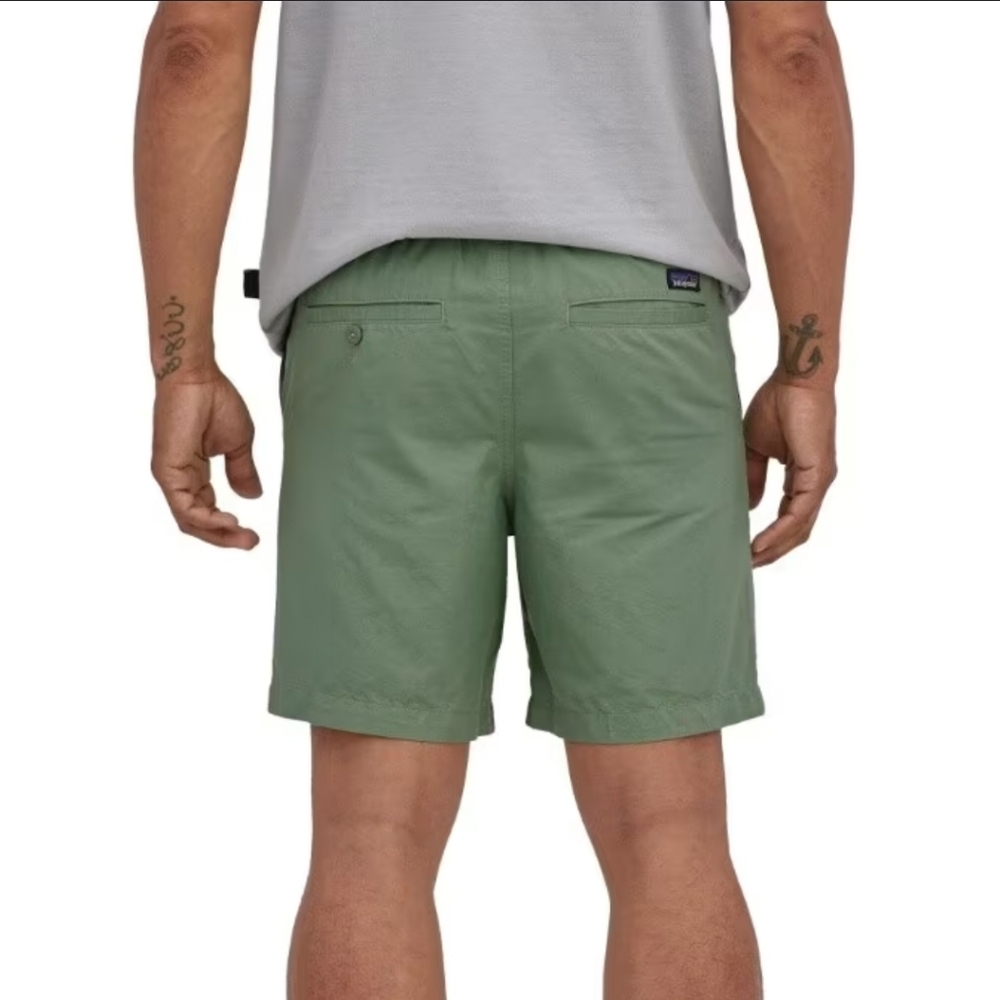 Men's Patagonia Sz 35 Cotton Green Shorts EUC